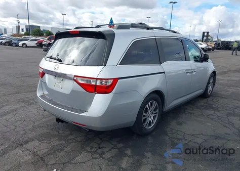 2011 Honda Odyssey Ex-L from USA, damaged, VIN 5FNRL5H6XBB056813